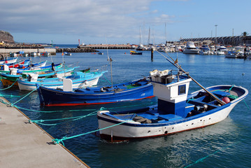 Naklejka na ściany i meble Puerto de Tazacorte