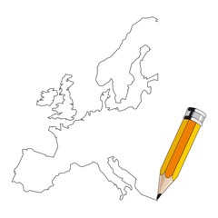 europa disegnata