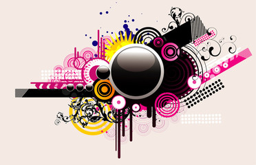 Obraz premium Urban vector composition