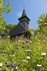 Giulesti, traditional church of northern Romania
