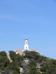 Fototapeta na wymiar Leuchtturm an der Punta de Capdepera