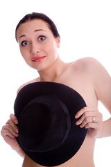 girl with hat