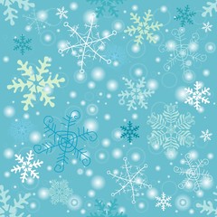 Seamless pastel christmas pattern