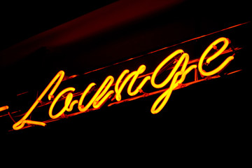 Lounge neon sign