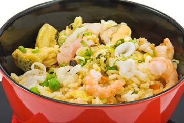 rice and seafood