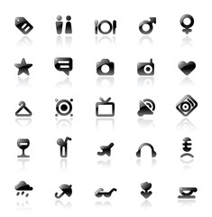 Perfect icons for leisure