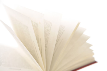 Pages of open book