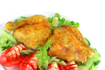 grilled chicken leg
