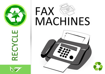 Please recycle fax machines