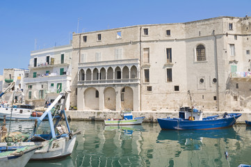 Obraz na płótnie Canvas Monopoli Stary Port. Apulia.