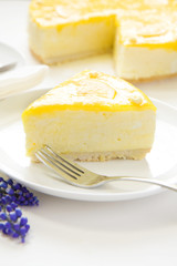 Lemon Mousse Cake