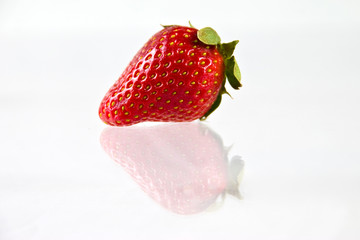 Single strawberry