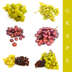 red and green grape