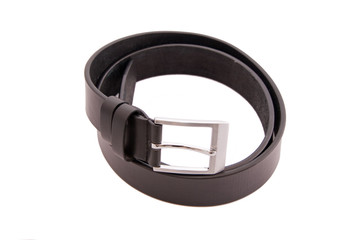 The leather belt