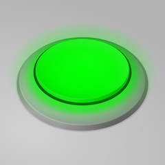 grün leuchtend metall blanko (runder knopf)