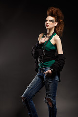glam punk girl