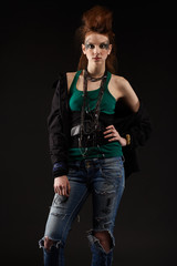 glam punk girl