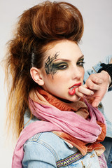 glam punk girl