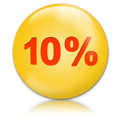 button 10% rabatt