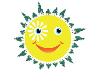 Smiling sun