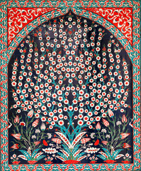Turkish wall tile background © Orhan Çam
