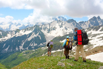 Fototapeta premium Hiker
