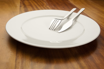 closeup of a place setting