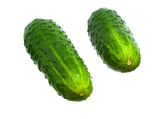 two cucumbers