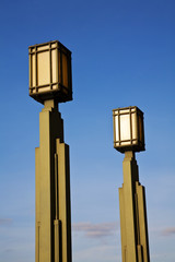 London Street Lamps, near the River Thames