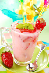 strawberry smoothie