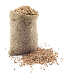 a small bag of buckwheat