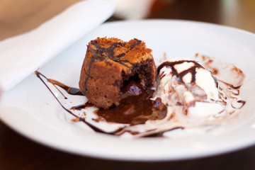 Souffle with ice cream 9