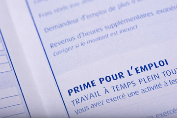 Prime pour l'emploi