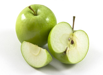 Green Granny Smith apples