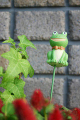カエルのフラワーピック