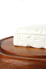 Fototapeta na wymiar soft cheese on plate