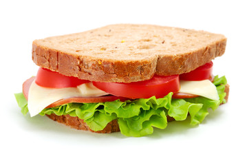 sandwich isolated on white