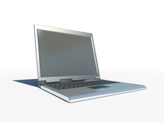 Fototapeta premium pc cg laptop 3d