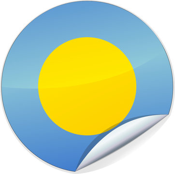 Sticker des Palaos (d&eacute;tour&eacute;)