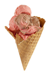 Eiscreme mit Stanitzel