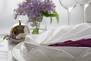 Tischgedeck mit Serviette