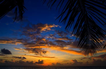 Fototapeten Maldivian Sunset © Anobis
