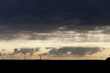 Fototapeta premium couché de soleil