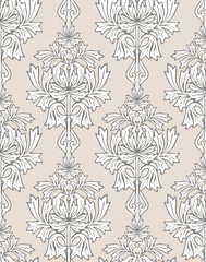 Beige damask background