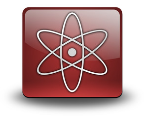 3D Effect Icon "Atomic / Atom Symbol"