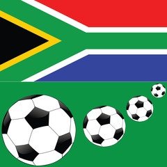 Obraz premium football in south africa