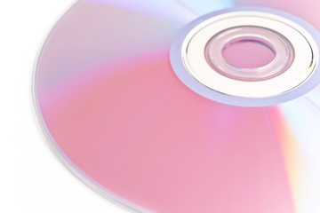 cd on white