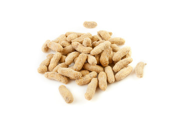 peanuts isolated on white background