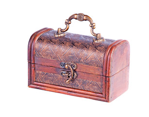Wooden treasure chest
