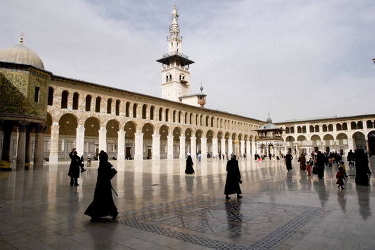 Damascus. Syria, Umayyad Mosque or Grand Mosque